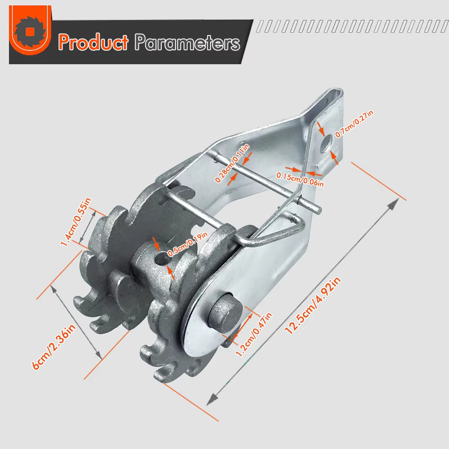 QDS Hochleistungs-Zaunspanner aus Aluminiumlegierung in Silber - Bild 5