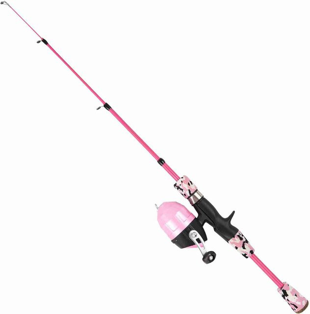 KaiSai Angelrute Teleskop Angelrute und Rolle Combo Kit, 1.5M, rosa - Bild 1