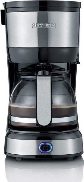 Severin KA 4819 Kompakt Filterkaffeemaschine mit Glaskanne und Edelstahl-Elementen - Bild 1