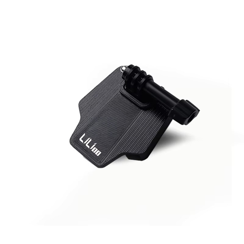 Tragbarer Klapprad-Lichtadapter und GoPro-Halterung aus PETG für Brompton Fahrräder in Schwarz und Orange - Bild 4