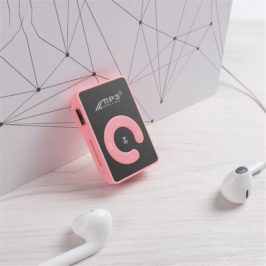 Ockkic Tragbarer HiFi-Mini-Clip-USB-MP3-Player Walkman in Schwarz mit USB-C Anschluss und Micro-TF-Kartenslot erweiterbar bis 16 GB - Bild 2