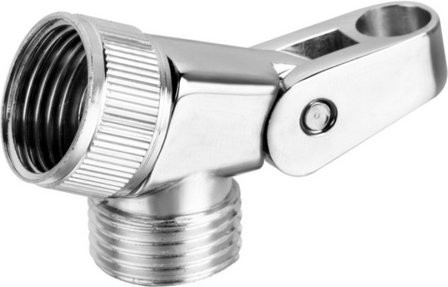 WELLWATER Brause-Gelenkstück 1/2 Zoll in Chrom und Silber - Bild 1