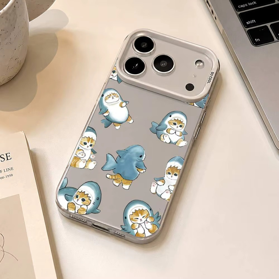 M-mofusand Katzen Premium Handyhülle für iPhone 17 16 15 14 13 12 11 Pro Max und Mini, stoßfeste und schlanke Schutzhülle - Bild 3