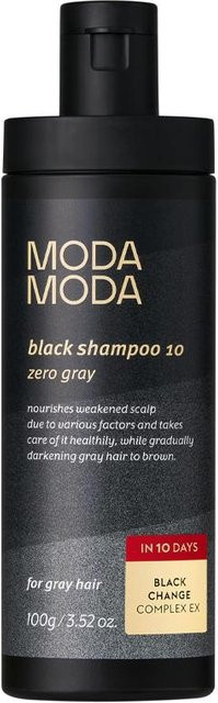 MODAMODA Zero Gray Black Shampoo, 100 ml, mit Koffein - Bild 1