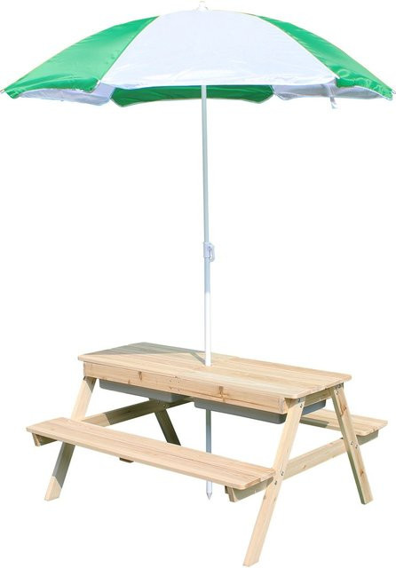 Coemo Kindersitzgruppe Edi mit Wasserbecken und Sonnenschirm - Bild 1
