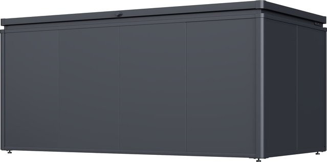Weide Noble Gartenbox Aufbewahrungsbox aus Stahl in Anthrazit mit 1400 L Volumen - Bild 1