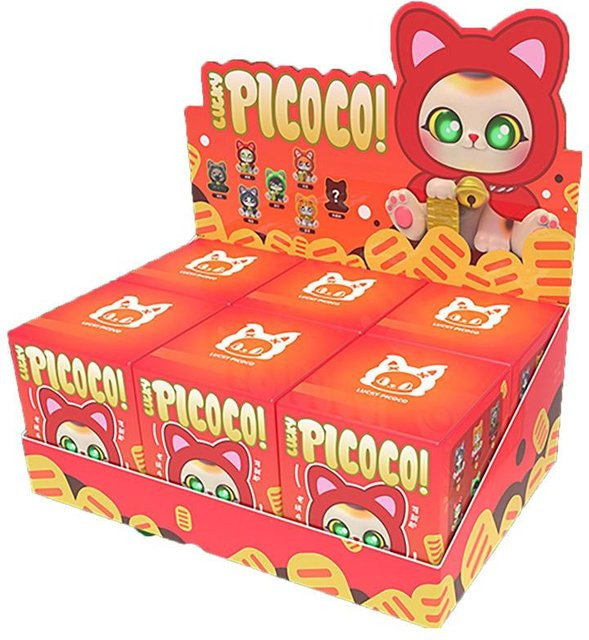 SUPERGG PICOCO Lucky Umhang Katzen-Serie Plüsch Blind Box Maneki Neko Anhänger Puppe - Bild 1