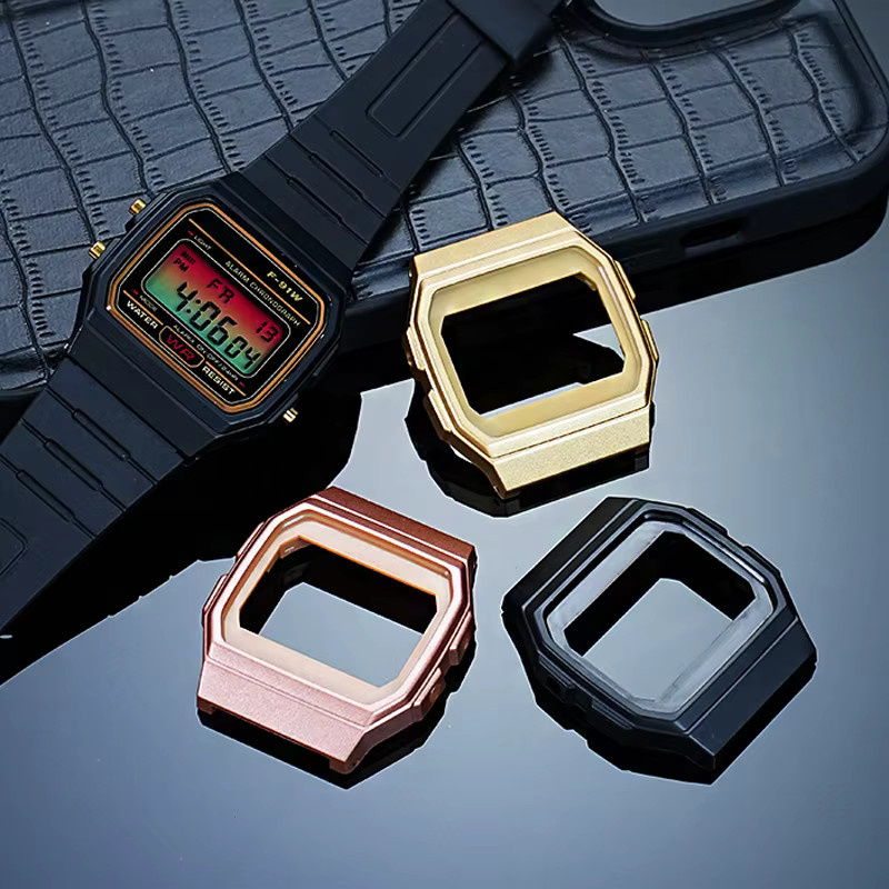 Casio Uhrenarmband, Harz, Silikon, Schwarz, Unisex - Bild 2