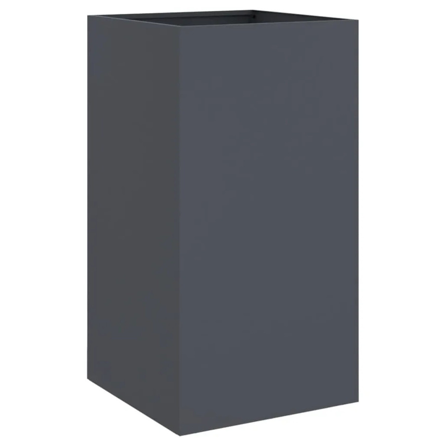 vidaXL Pflanzkübel aus Stahl in Anthrazit, H x B x T: 75 x 38 x 42 cm - Bild 2