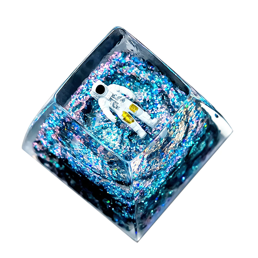 Resin Artisan Space Drift Keycap 1U SA R1 Handgefertigte Custom ESC-Tastenkappe für mechanische Tastaturen mit MX-Schaltern - Bild 5