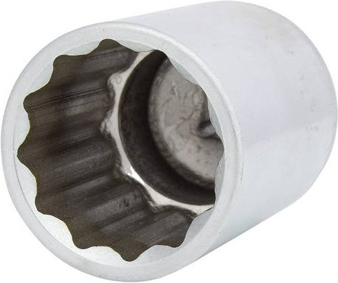 KS Tools 1/2" 12-kant-Stecknuss lang 36mm aus Chrom-Vanadium in Silber - Bild 1