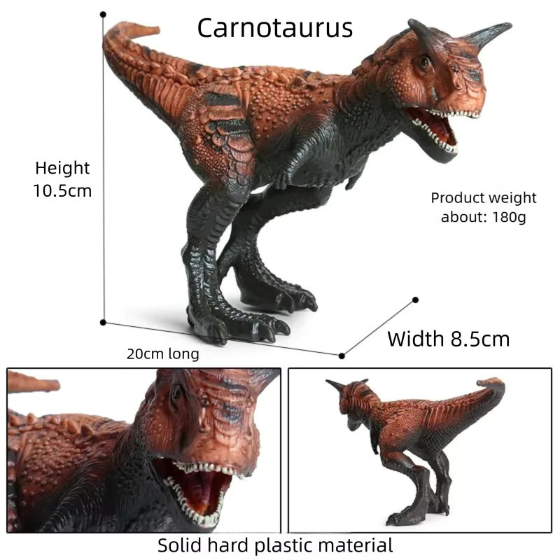 Oenux Jurassic World Carnotaurus Dinosaurier-Figur, Kunststoff, Mehrfarbig - Bild 4