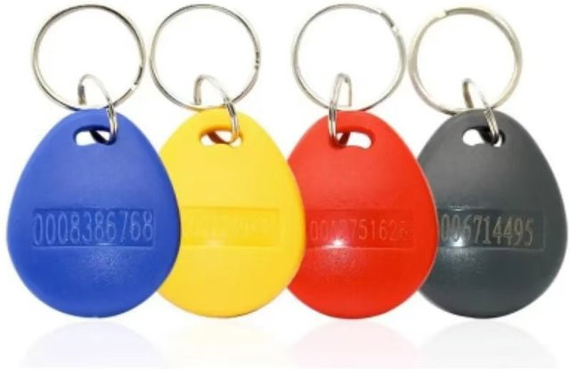100 Stück RFID EM ID Karten 125 kHz Blau für Zugangskontrolle und Zeiterfassung TK4100 EM4100 kompatibel - Bild 1