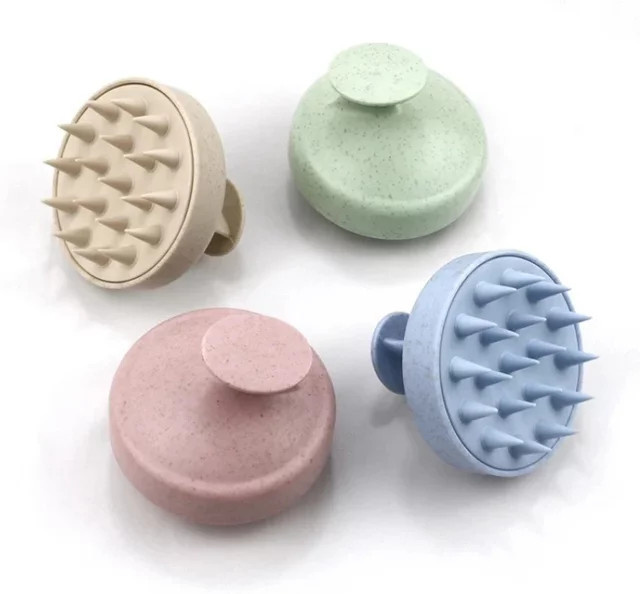 Silikon Shampoo Pinsel, Kopfhaut-Massagebürste, Unisex - Bild 1