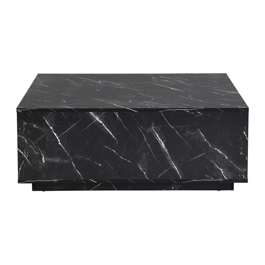 Couchtisch Antrim von Pascal Morabito in Schwarz, quadratisch, B: 90 cm, T: 90 cm, H: 35 cm - Bild 2