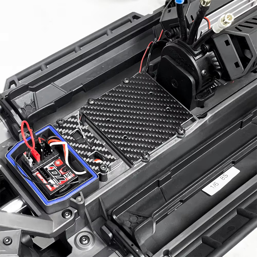 TRINOOD Carbon Fiber ESC Montageplatte, Zubehör, Schwarz - Bild 5