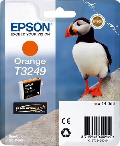 Epson Original T3249 Druckerpatrone in Orange für SureColor SC-P400 - Bild 1