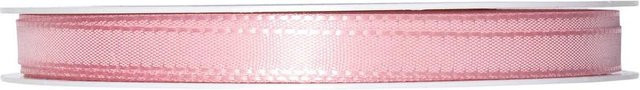 Halbach Taftband aus Polyester in Rosa, Breite: 8 mm, Länge: 10 m - Bild 1