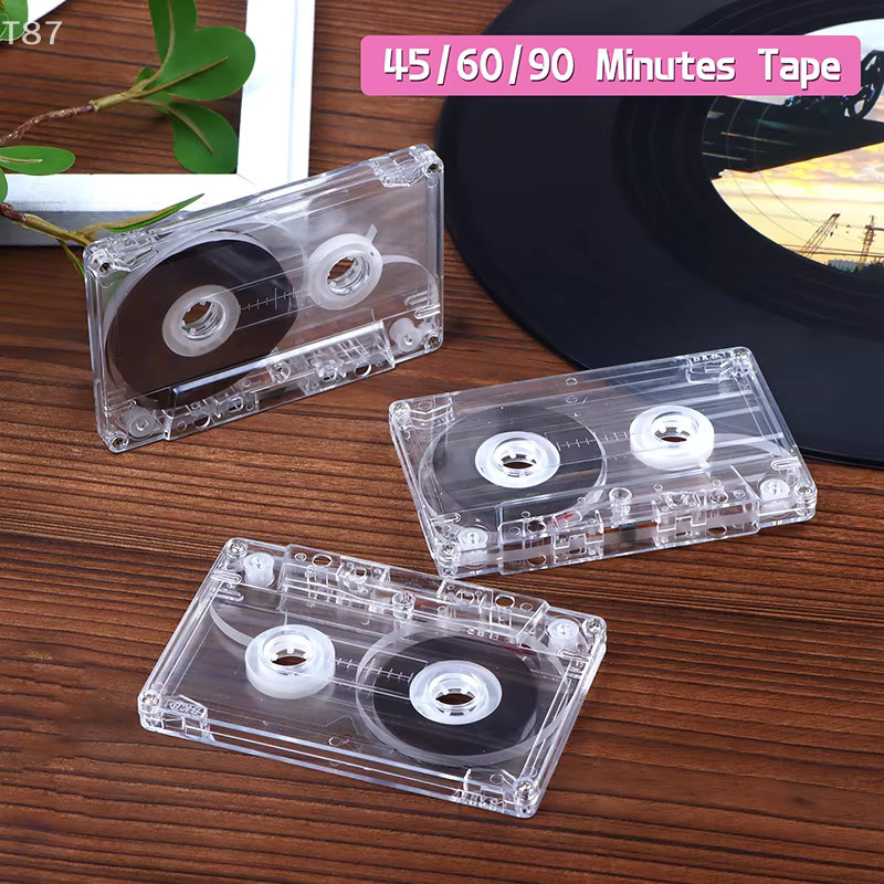 Leere Audio-Kassetten für Musikaufnahmen mit magnetischem Band in der Farbe Transparent (45/60/90 Minuten) - Bild 3