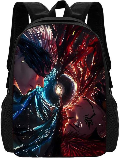 Jujutsu Kaisen Kinder Schulrucksack Set mit Brotdose und Federmäppchen in Multicolour aus Nylon - Bild 1
