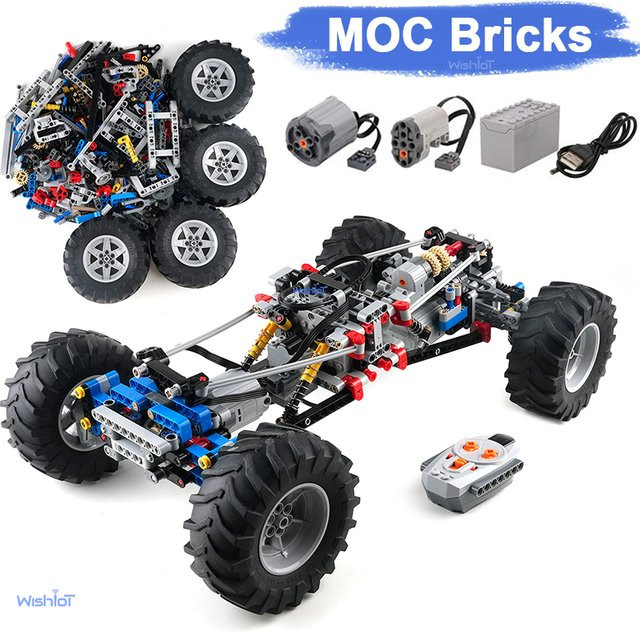 wishiot Technisches 4WD RC Auto-Chassis, ferngesteuertes Kletterfahrzeug - Bild 1