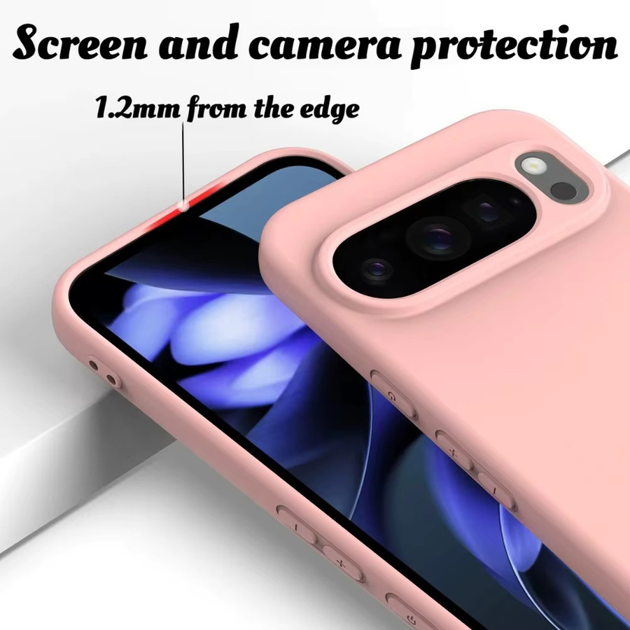 Macaron Softcase aus Flüssig-Silikon für Google Pixel 11 10 9 8 7 6 A Pro XL Schutzhülle in verschiedenen Farben - Bild 3
