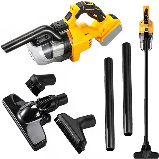 OWJHE Akku-Handstaubsauger für DeWalt 20V Akku, industrielles Design, Gelb - Bild 1