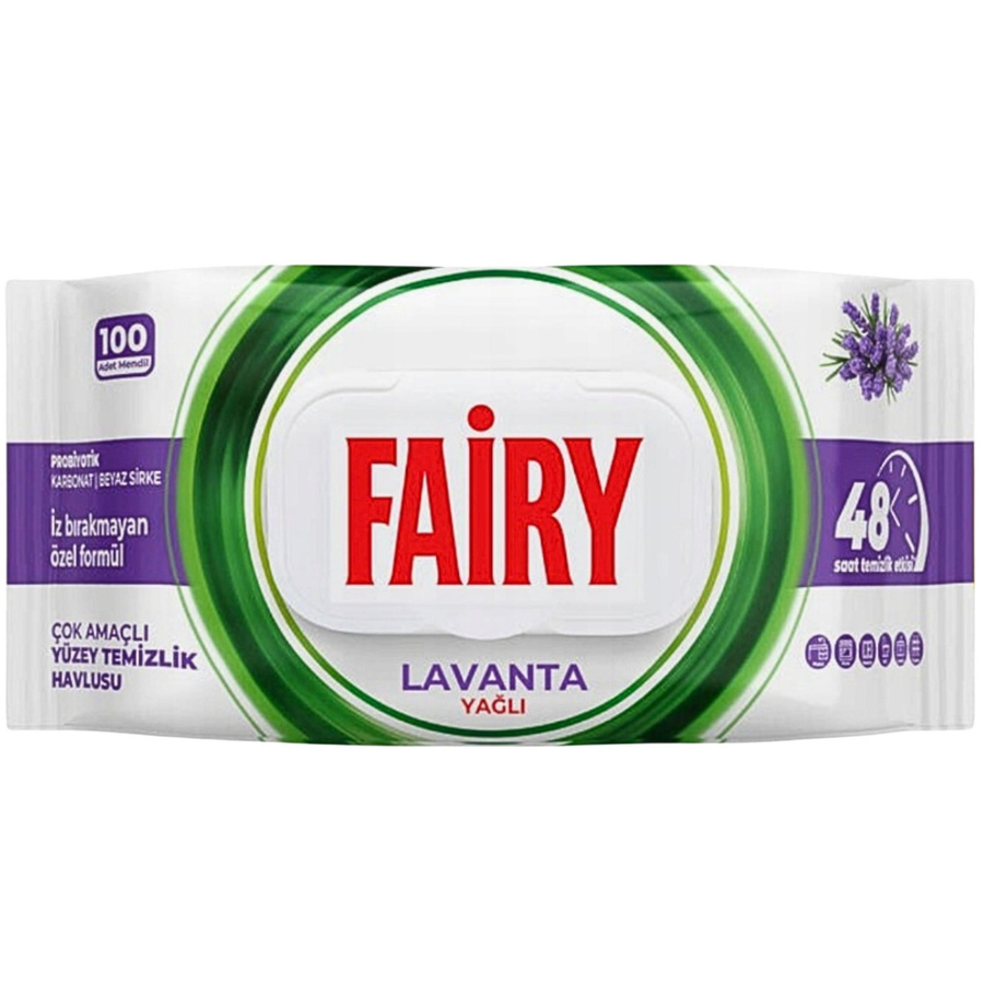 Fairy Feuchte Reinigungstücher Universal Lavendel 100 Stück - Bild 2