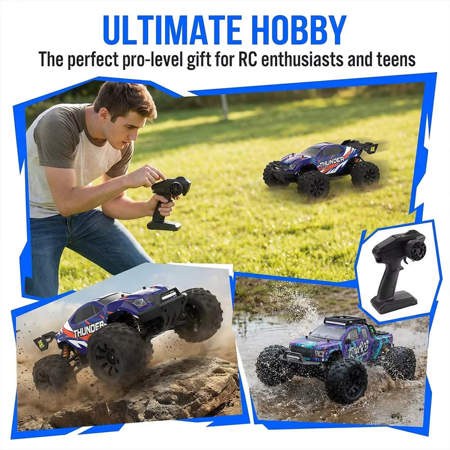 Teeggi MT14R RC Offroad-Geländewagen, 1/14, 4WD, bürstenloser Motor - Bild 4