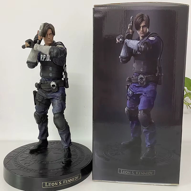 Bandai Biohazard Anime Figuren Set Jill Valentine Leon Scott Kennedy Ada Wong aus Kunstharz mehrfarbig - Bild 3