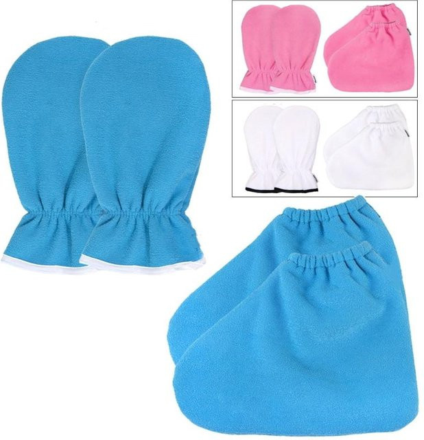 HNKMP Pflegehandschuhe aus Flanell, Unisex, 1 Paar - Bild 1