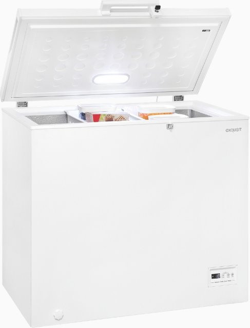GT5201-HE-040E Gefriertruhe in Weiss mit Super Freezing und LED-Innenbeleuchtung - Bild 1