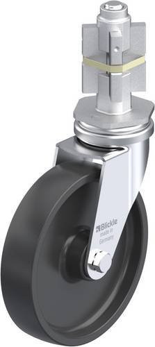 Blickle Lenkrolle LRA-POA 102G-E05 in Schwarz und Grau mit Kunststoffrad, Durchmesser: 100 mm, Tragfähigkeit: 70 kg - Bild 1