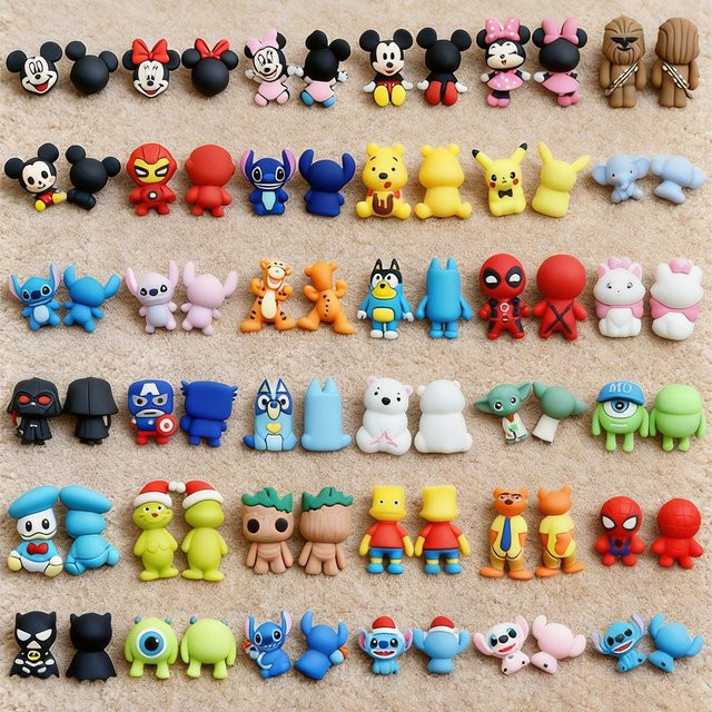 Disney Silikonperlen, 3D, 10 Stück - Bild 1