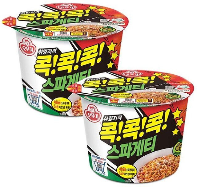 Ottogi Kok Kok Kok Spaghetti Stirfry Big Cup 4 x 120 g - Bild 1