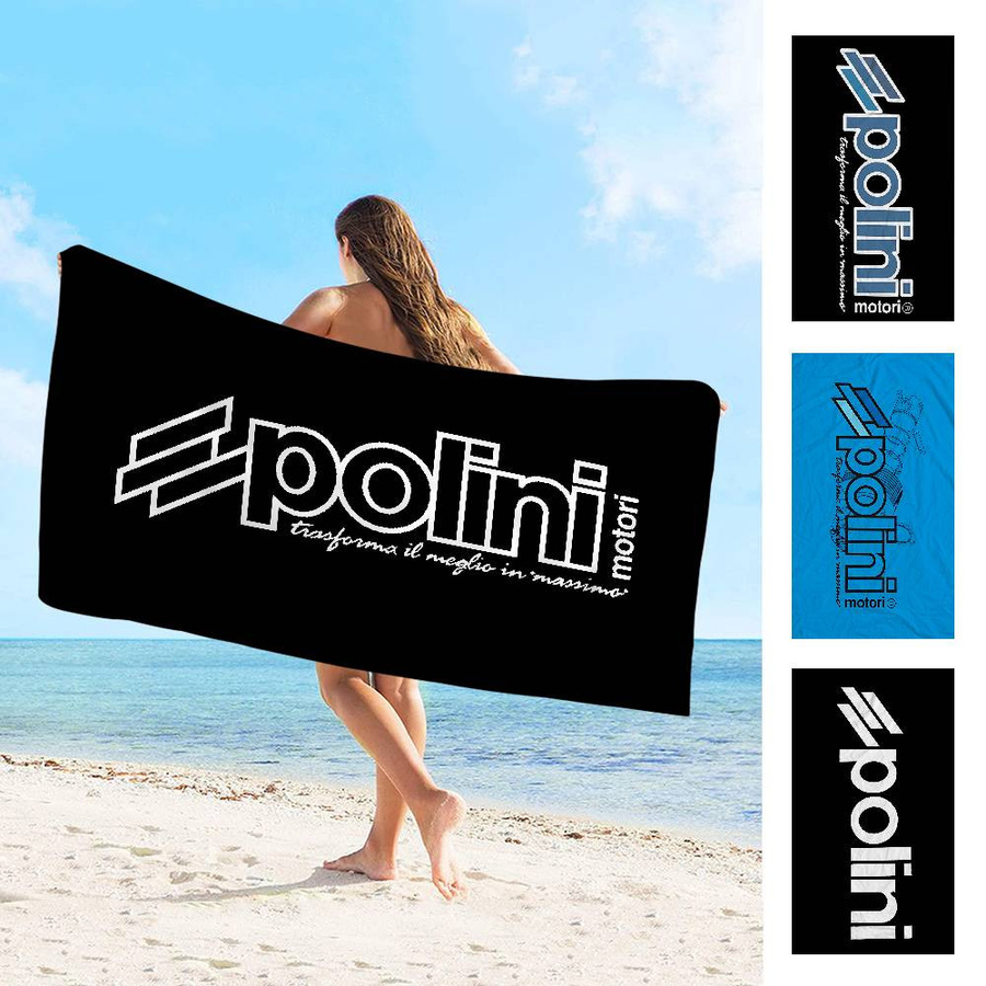 P-Polini Italy Roller Rennen Mikrofaser Strandtuch schnelltrocknend und super saugfähig, Größe: 30 x 30 cm - Bild 5