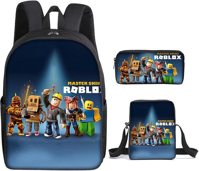 Roblox Schultaschen-Set für Mädchen bestehend aus Rucksack und Federmäppchen in Multicolour - Bild 1