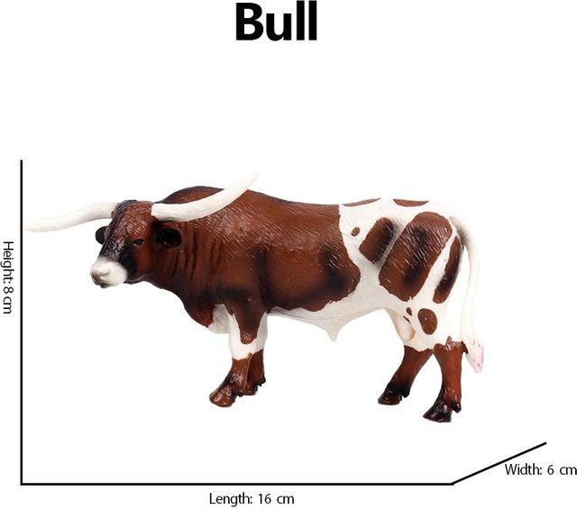 Spielzeugstiere Rinder Kälber Angus Rinder Büffel Nutztiere, Actionfigur, ab 14 Jahren - Bild 1