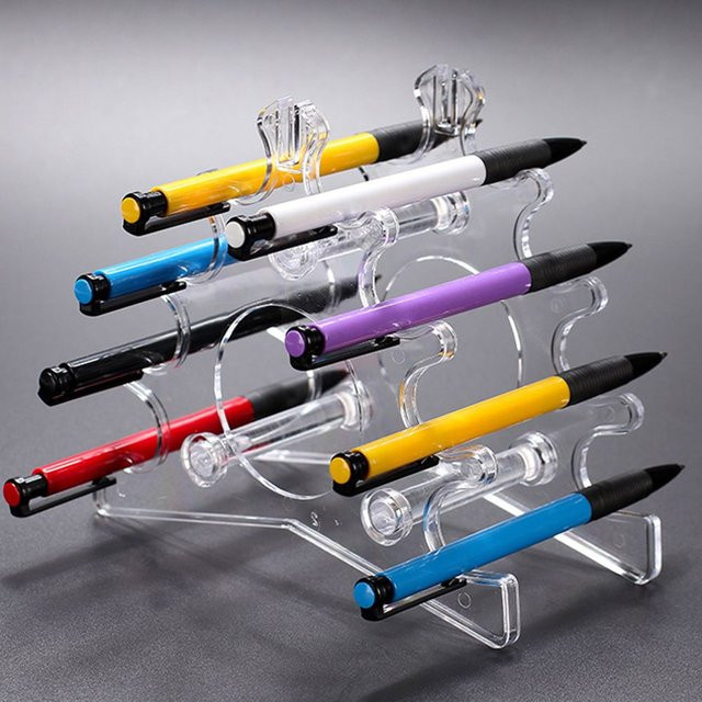 Transparenter Acryl Organizer mit 6 oder 12 Fächern als Display Stand für Kugelschreiber, Make-up Pinsel oder Nagelpinsel - Bild 1