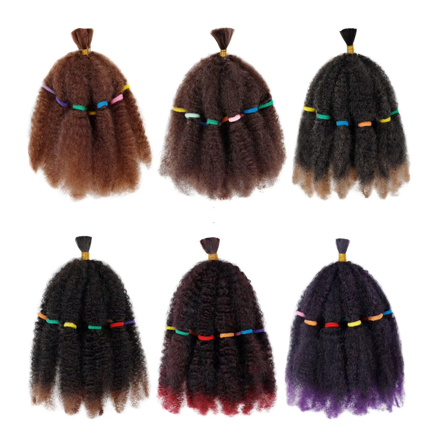 ZOLIN Afro Kinky Twist Haarverlängerung, 12 Zoll, 10 Packungen - Bild 2
