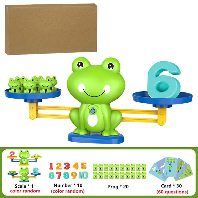 Favorite toy Digitales Frosch-Waage-Spielzeug, Mathematik Lehrmittel, grün - Bild 1
