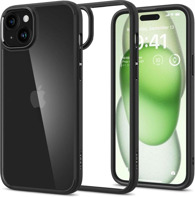 Spigen Ultra Hybrid Schutzhülle für Apple iPhone 15 Plus in Schwarz - Bild 1