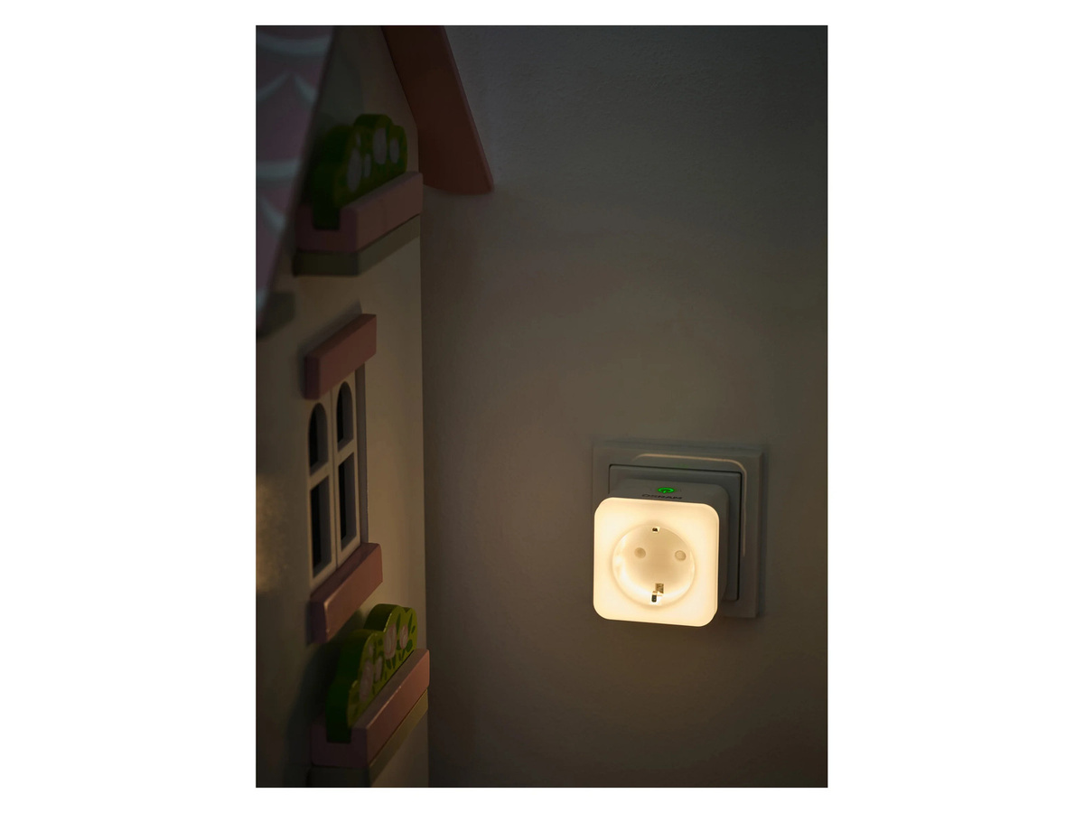 OSRAM Smart+ WIFI Nightlight Plug Funksteckdose mit Nachtlicht, Warmweiß, Weiß - Bild 3