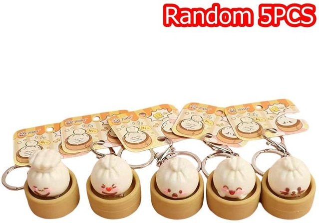 BC Pet Supplies Mini-Knödel Schlüsselanhänger Squishy, beige - Bild 1