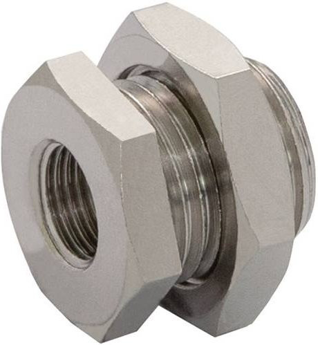 Norgren IMI Gerade-Verbinder 160290028 in Silber mit Innengewinde 1/4 und Außengewinde M20 x 1.5 - Bild 1