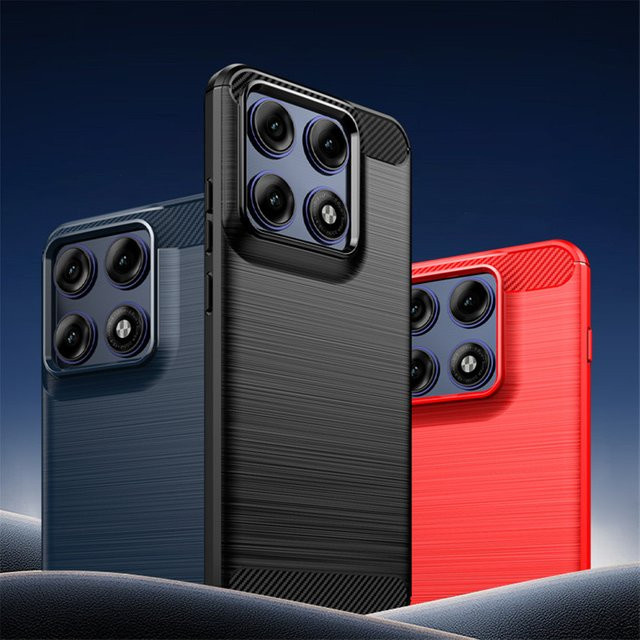 Rutschfeste und flexible TPU-Schutzhülle für Motorola Edge 70 Pro und Moto Edge 70 Fusion in Schwarz - Bild 1