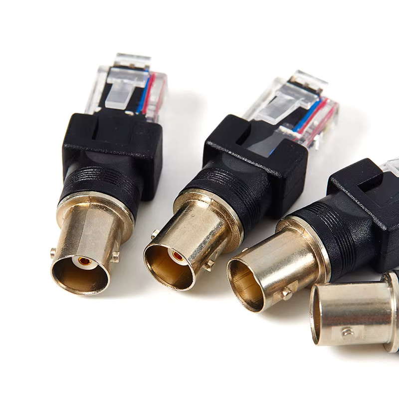 SAFENH BNC Weibliche Buchse auf RJ45 Stecker RF Adapter Koaxial Koppler in Schwarz - Bild 3