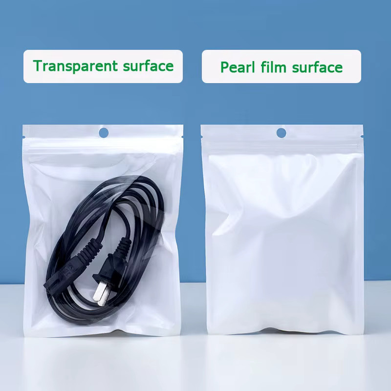 100 Stück transparente wiederverschließbare ZipLock-Beutel aus Perlglanzfolie zur Aufbewahrung von Kleinteilen und Elektronik - Bild 2