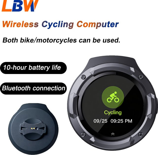 LBW Tragbarer wasserdichter GPS-Navigator für Motorrad und Fahrrad in Schwarz - Bild 1
