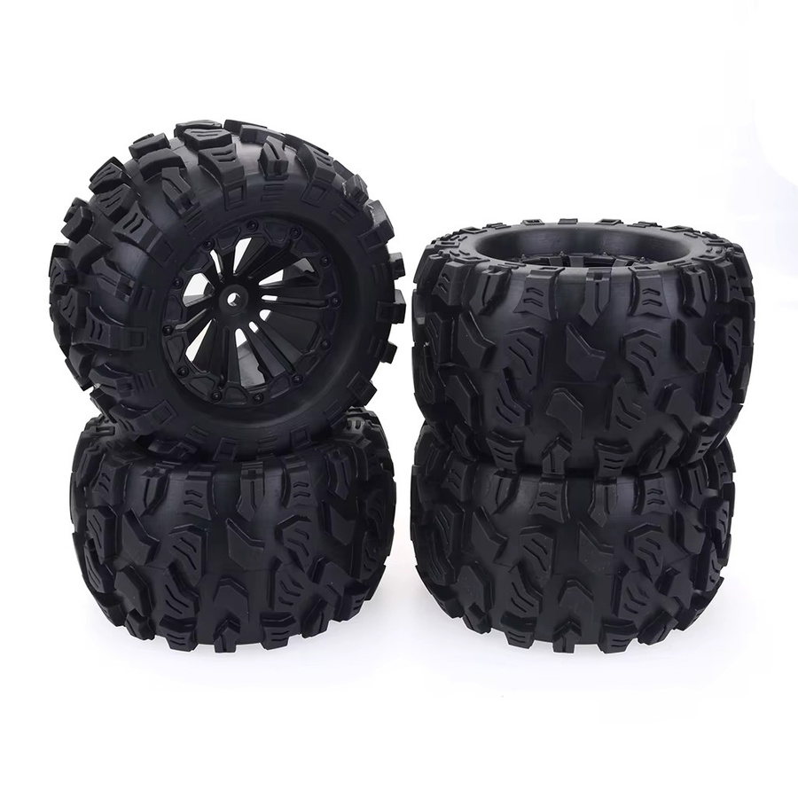 ZD Racing RC Truck Monster Reifen, 4-teiliges Set, 1:10, Gummi - Bild 3